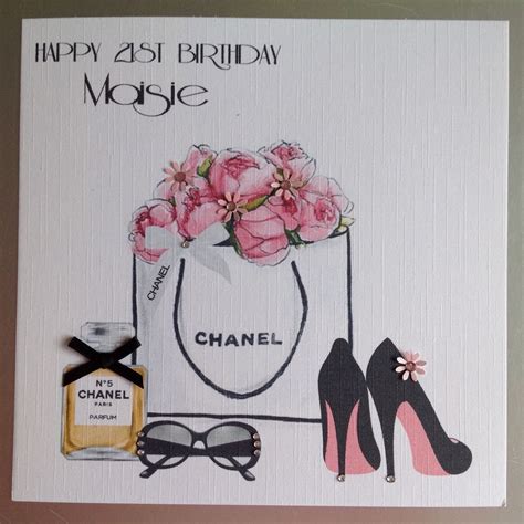 chanel birthday card|chanel birthday cards for sale.